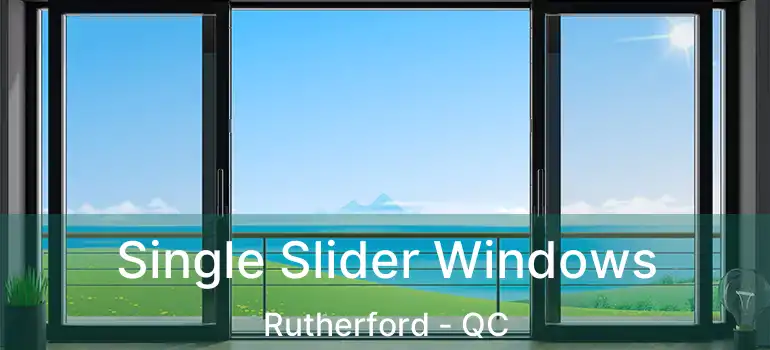  Single Slider Windows Rutherford - QC