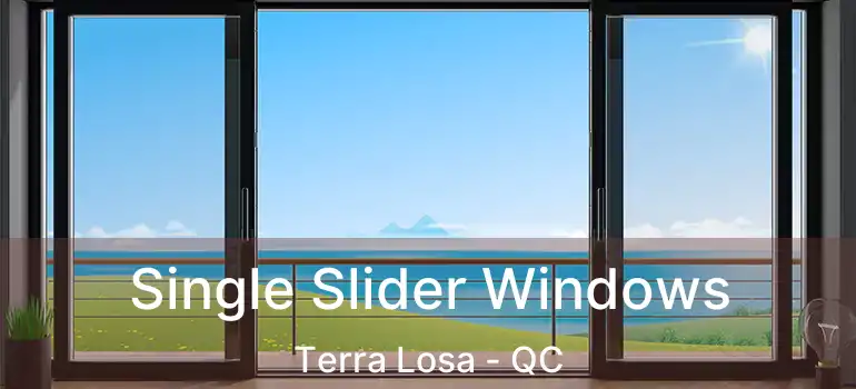 Single Slider Windows Terra Losa - QC
