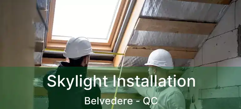  Skylight Installation Belvedere - QC