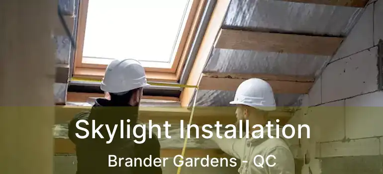 Skylight Installation Brander Gardens - QC
