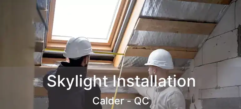  Skylight Installation Calder - QC
