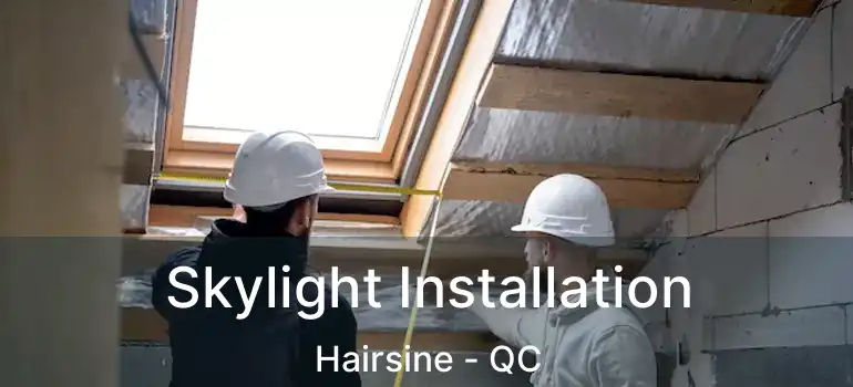  Skylight Installation Hairsine - QC