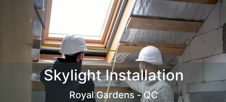  Skylight Installation Royal Gardens - QC