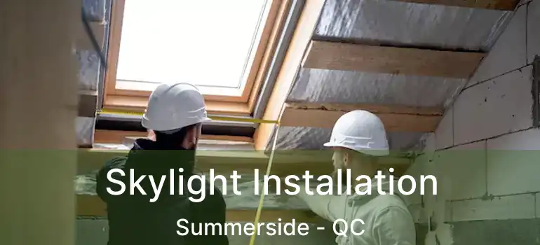  Skylight Installation Summerside - QC