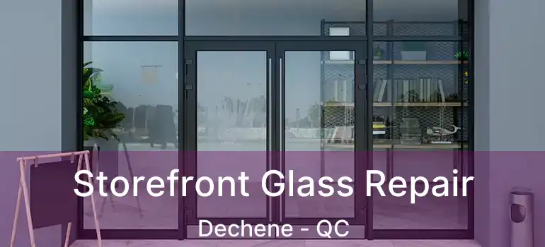  Storefront Glass Repair Dechene - QC
