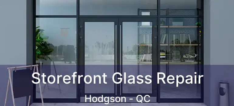  Storefront Glass Repair Hodgson - QC