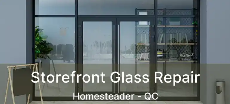  Storefront Glass Repair Homesteader - QC