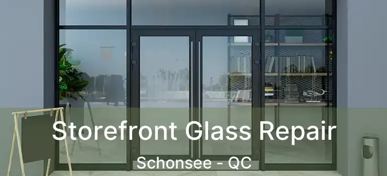  Storefront Glass Repair Schonsee - QC