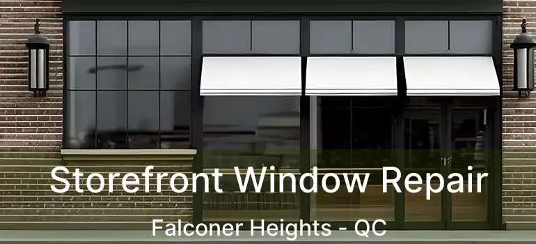  Storefront Window Repair Falconer Heights - QC