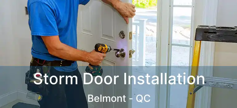  Storm Door Installation Belmont - QC