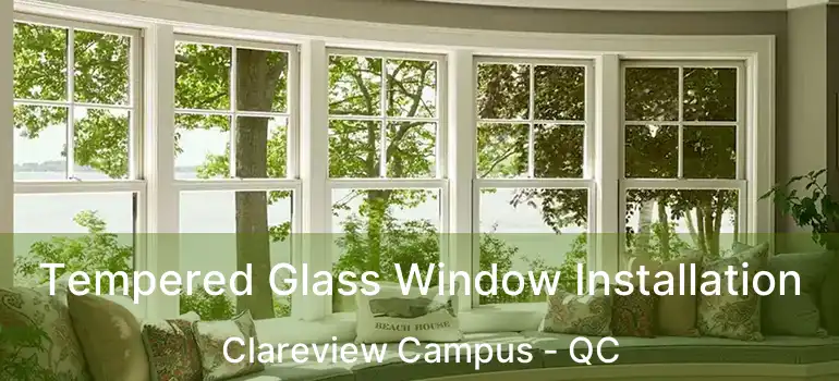 Tempered Glass Window Installation Clareview Campus - QC