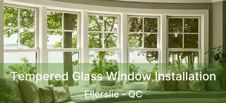 Tempered Glass Window Installation Ellerslie - QC