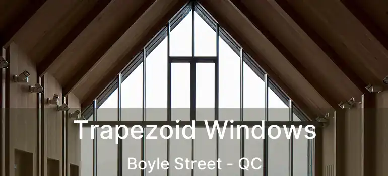  Trapezoid Windows Boyle Street - QC