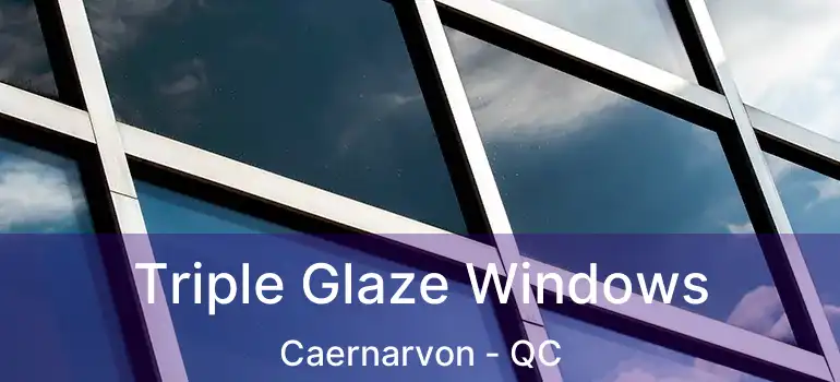 Triple Glaze Windows Caernarvon - QC
