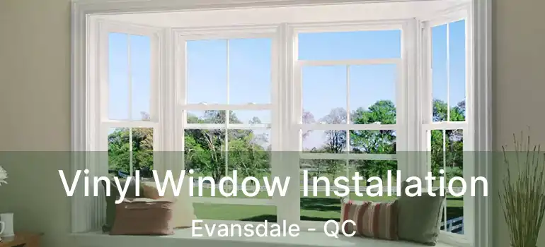  Vinyl Window Installation Evansdale - QC