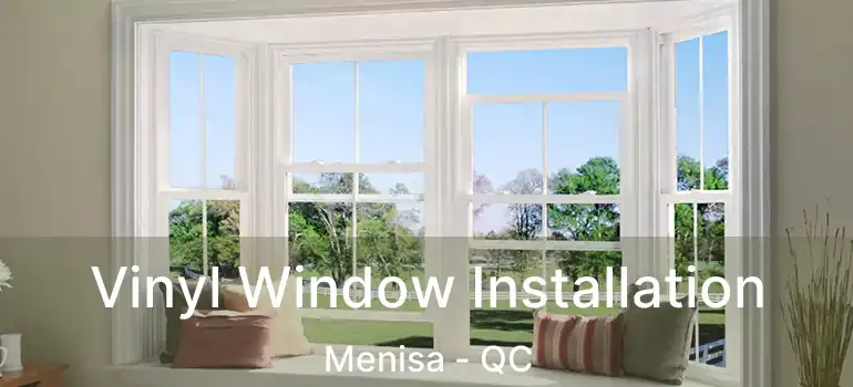  Vinyl Window Installation Menisa - QC