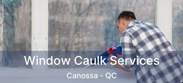 Window Caulk Services Canossa - QC