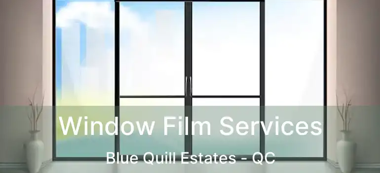  Window Film Services Blue Quill Estates - QC
