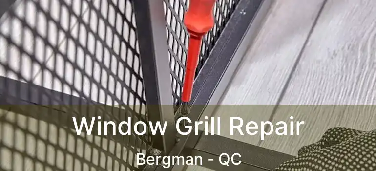  Window Grill Repair Bergman - QC