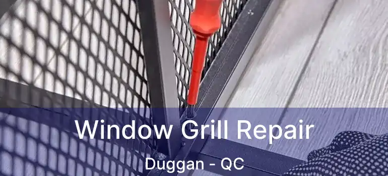  Window Grill Repair Duggan - QC