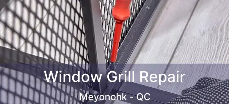  Window Grill Repair Meyonohk - QC
