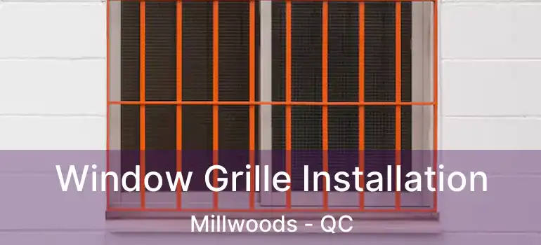 Window Grille Installation Millwoods - QC