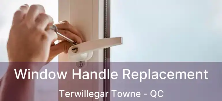  Window Handle Replacement Terwillegar Towne - QC