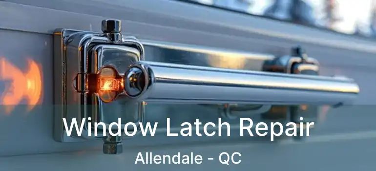  Window Latch Repair Allendale - QC