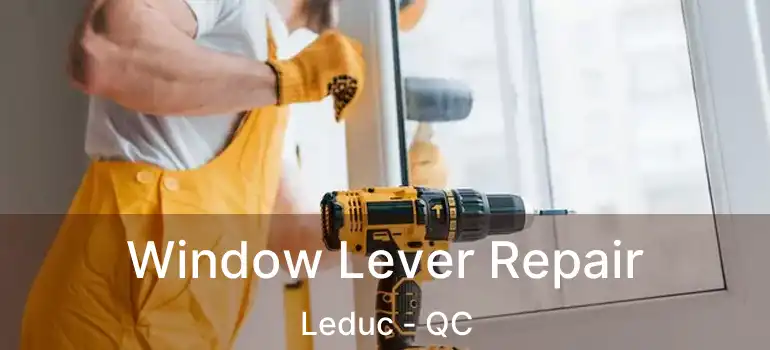  Window Lever Repair Leduc - QC