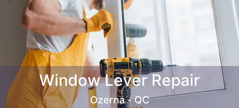  Window Lever Repair Ozerna - QC