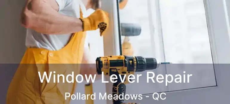 Window Lever Repair Pollard Meadows - QC