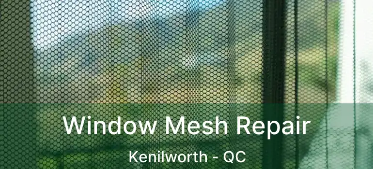  Window Mesh Repair Kenilworth - QC