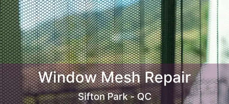  Window Mesh Repair Sifton Park - QC