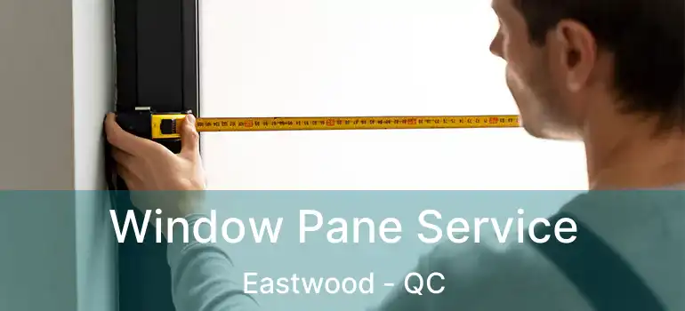  Window Pane Service Eastwood - QC