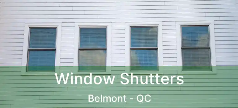 Window Shutters Belmont - QC
