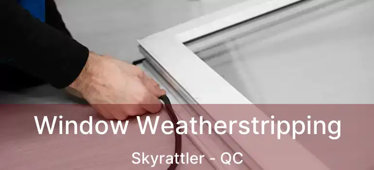  Window Weatherstripping Skyrattler - QC
