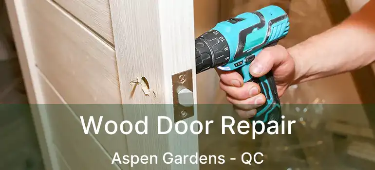  Wood Door Repair Aspen Gardens - QC
